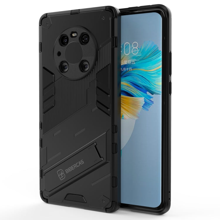 For Huawei Mate 40 Pro Punk Armor 2 in 1 PC + TPU Shockproof Case with Invisible Holder