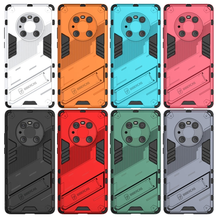 For Huawei Mate 40 Pro Punk Armor 2 in 1 PC + TPU Shockproof Case with Invisible Holder