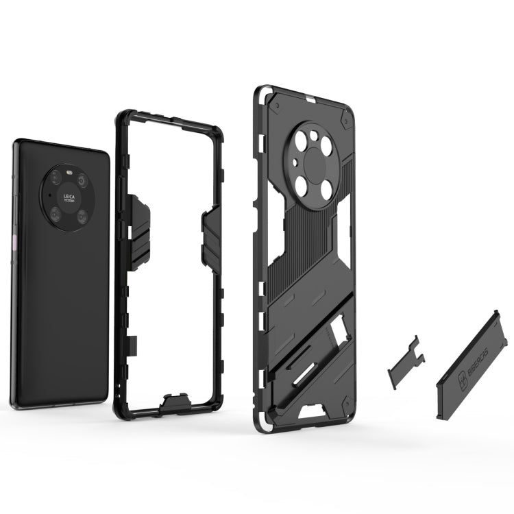 For Huawei Mate 40 Pro Punk Armor 2 in 1 PC + TPU Shockproof Case with Invisible Holder