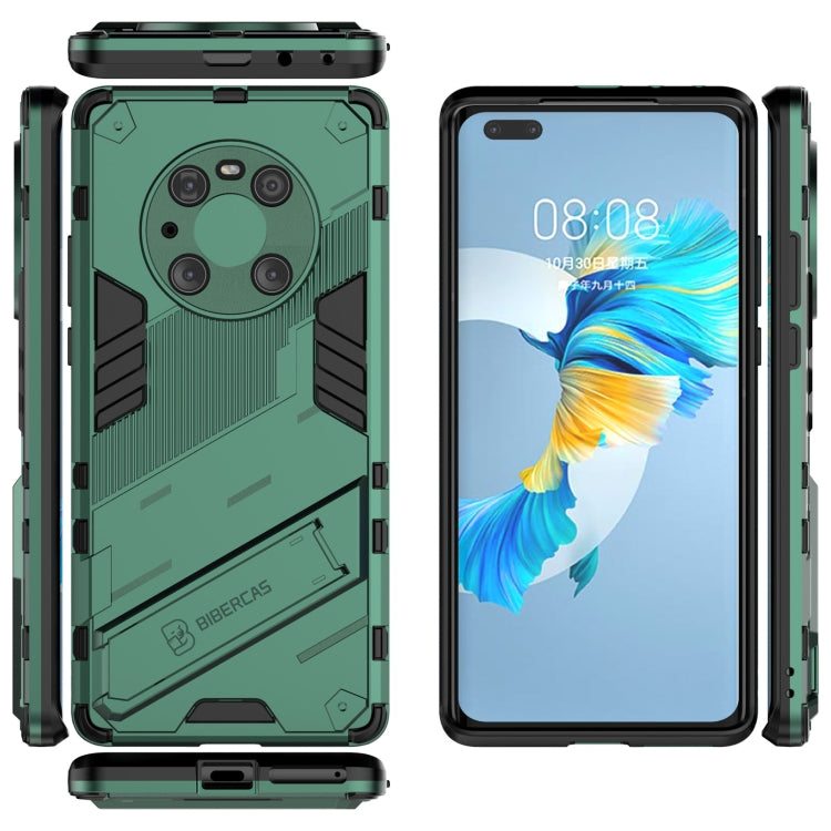 For Huawei Mate 40 Pro Punk Armor 2 in 1 PC + TPU Shockproof Case with Invisible Holder