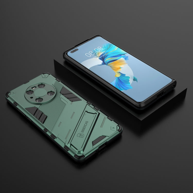 For Huawei Mate 40 Pro Punk Armor 2 in 1 PC + TPU Shockproof Case with Invisible Holder