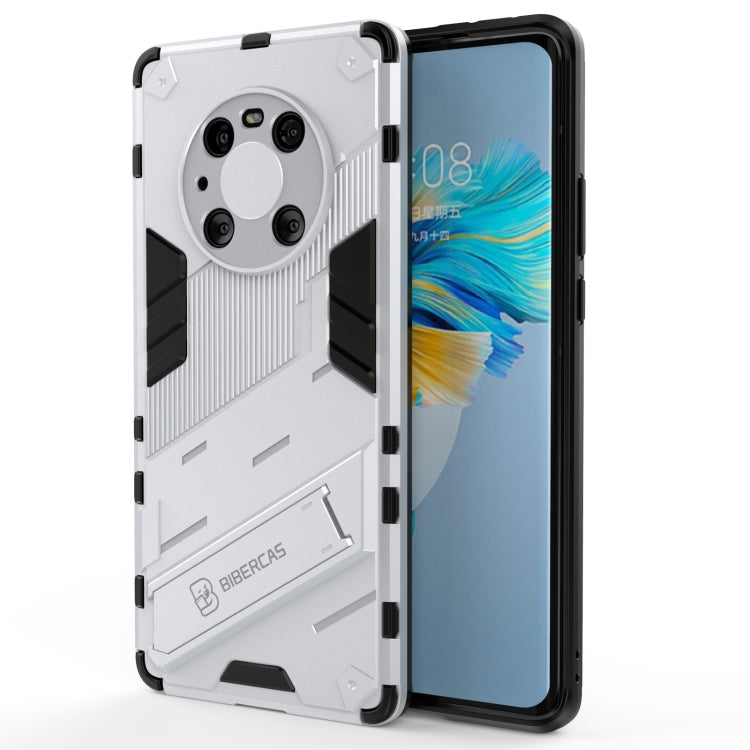 For Huawei Mate 40 Pro Punk Armor 2 in 1 PC + TPU Shockproof Case with Invisible Holder