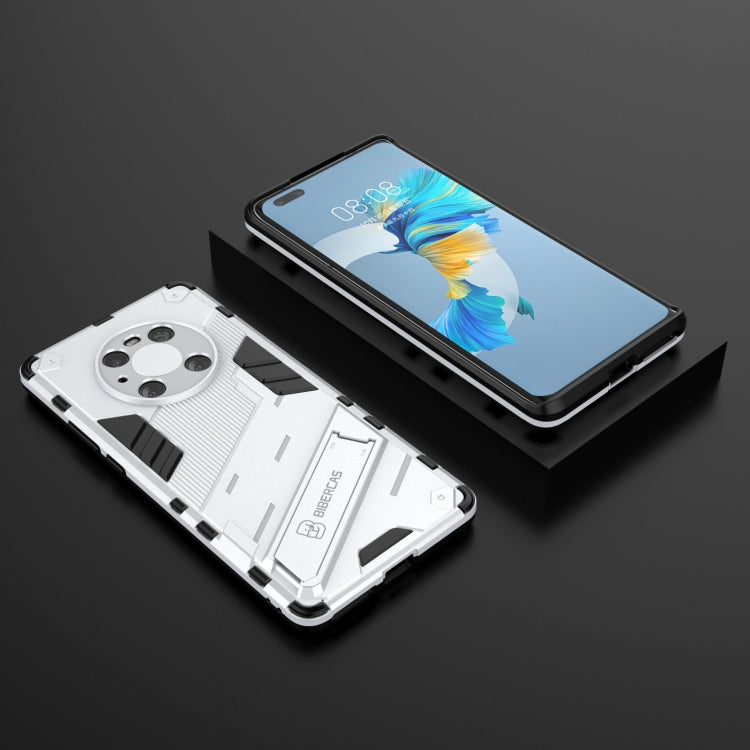 For Huawei Mate 40 Pro Punk Armor 2 in 1 PC + TPU Shockproof Case with Invisible Holder