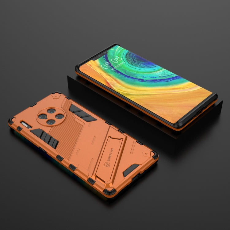 For Huawei Mate 40 Pro Punk Armor 2 in 1 PC + TPU Shockproof Case with Invisible Holder
