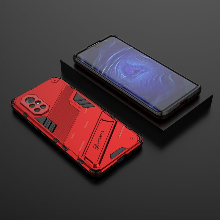 For Huawei Nova 8 Punk Armor 2 in 1 PC + TPU Shockproof Case with Invisible Holder