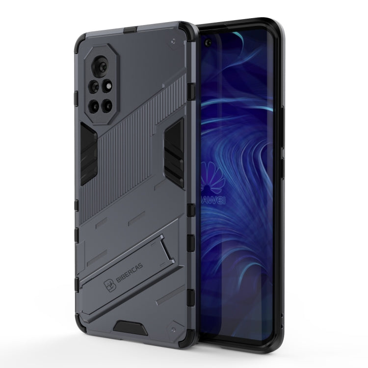 For Huawei Nova 8 Punk Armor 2 in 1 PC + TPU Shockproof Case with Invisible Holder