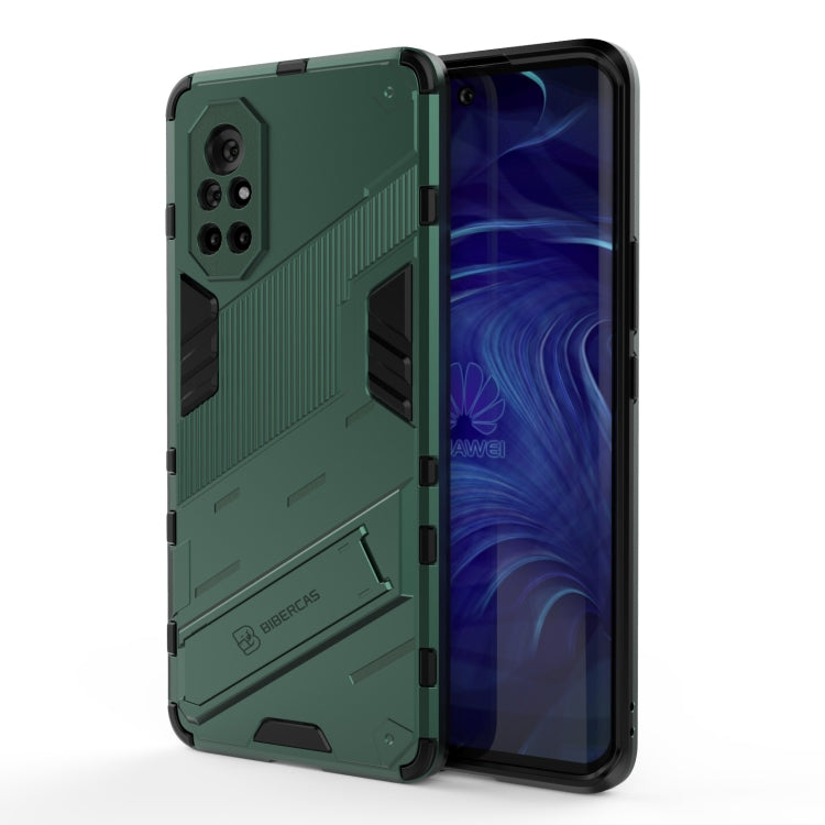 For Huawei Nova 8 Punk Armor 2 in 1 PC + TPU Shockproof Case with Invisible Holder