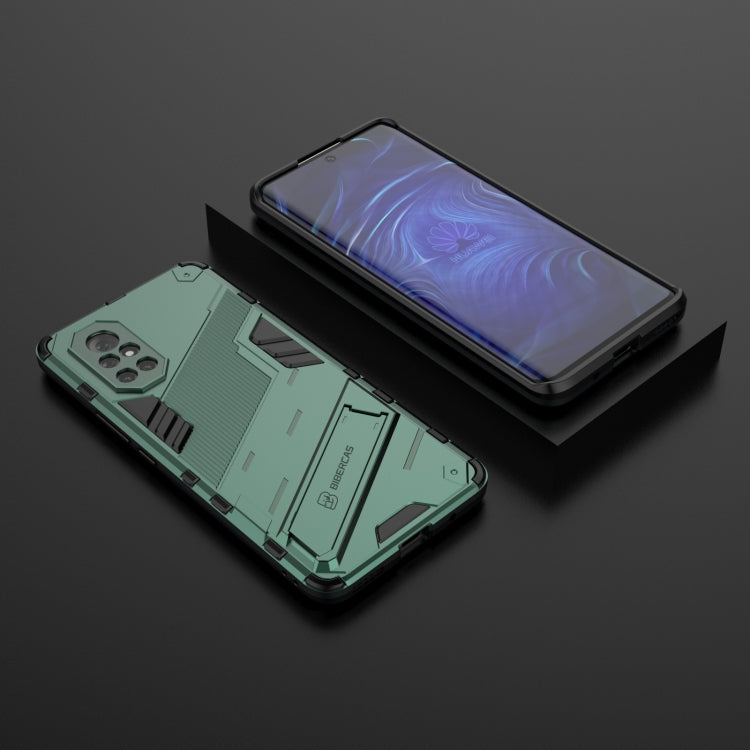 For Huawei Nova 8 Punk Armor 2 in 1 PC + TPU Shockproof Case with Invisible Holder