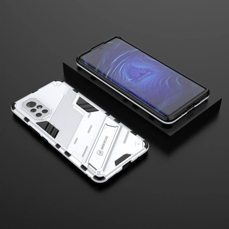 For Huawei Nova 8 Punk Armor 2 in 1 PC + TPU Shockproof Case with Invisible Holder