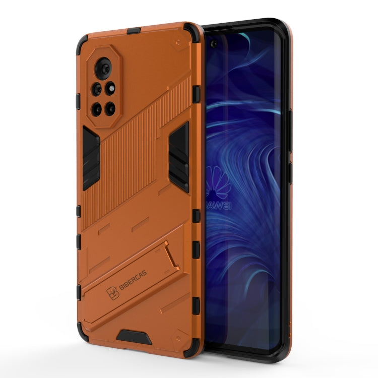 For Huawei Nova 8 Punk Armor 2 in 1 PC + TPU Shockproof Case with Invisible Holder