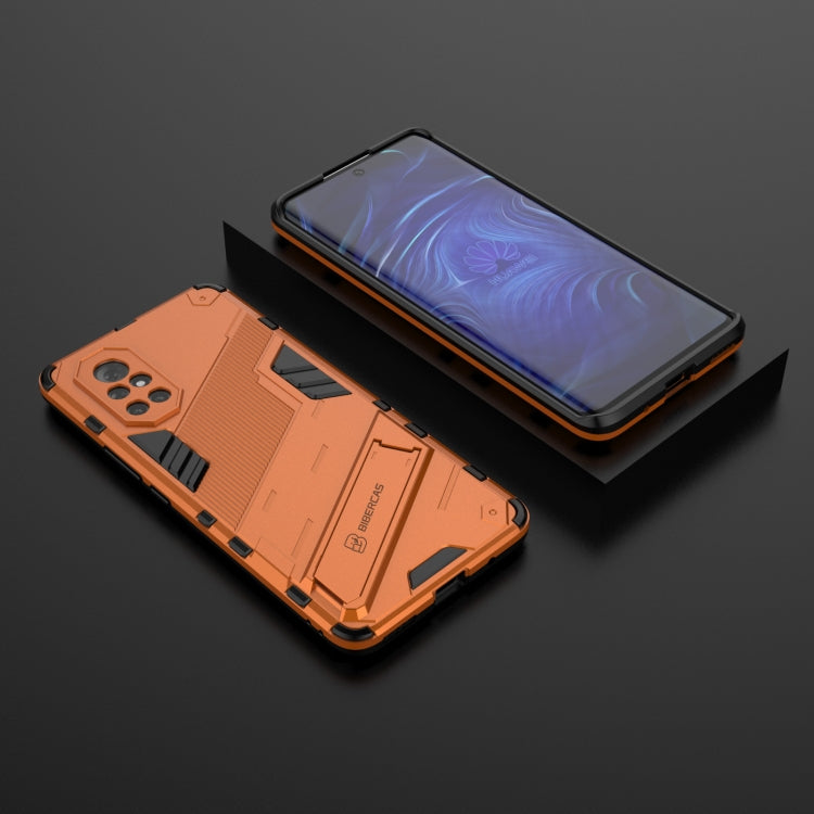 For Huawei Nova 8 Punk Armor 2 in 1 PC + TPU Shockproof Case with Invisible Holder