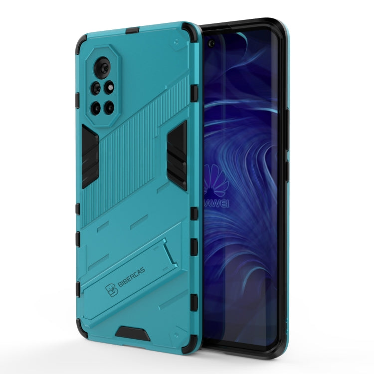 For Huawei Nova 8 Punk Armor 2 in 1 PC + TPU Shockproof Case with Invisible Holder