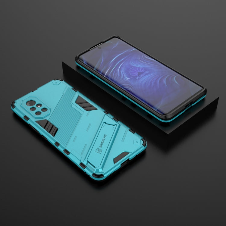 For Huawei Nova 8 Punk Armor 2 in 1 PC + TPU Shockproof Case with Invisible Holder