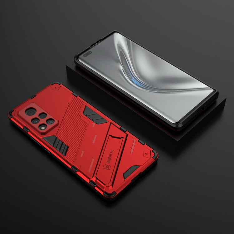 For Honor V40 Punk Armor 2 in 1 PC + TPU Shockproof Case with Invisible Holder