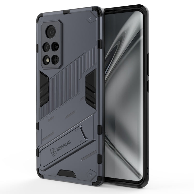 For Honor V40 Punk Armor 2 in 1 PC + TPU Shockproof Case with Invisible Holder