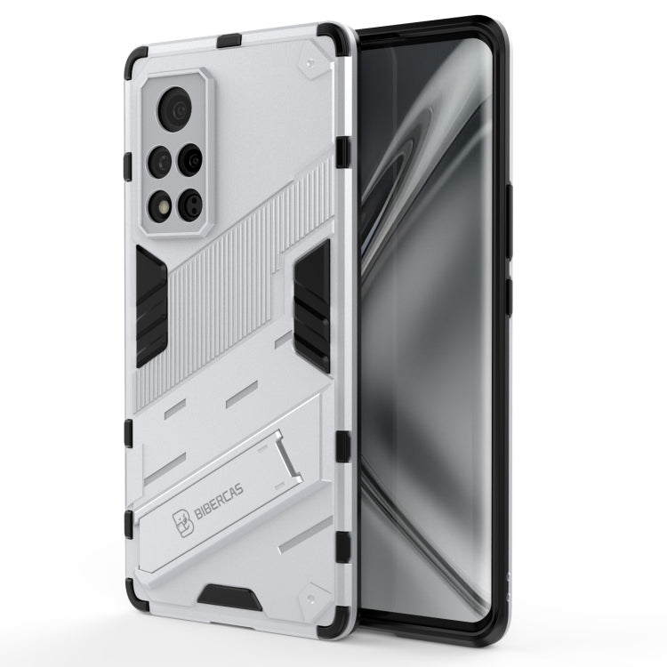 For Honor V40 Punk Armor 2 in 1 PC + TPU Shockproof Case with Invisible Holder