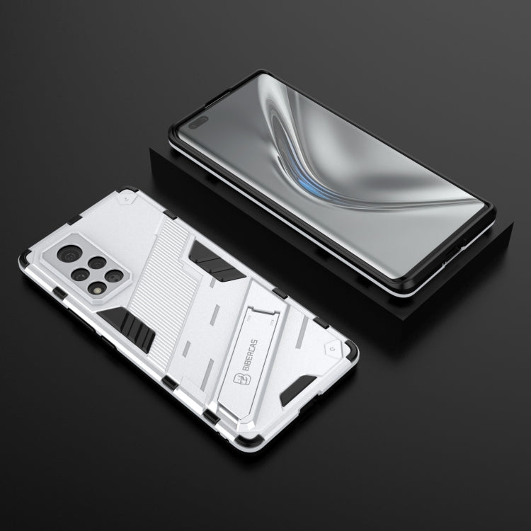 For Honor V40 Punk Armor 2 in 1 PC + TPU Shockproof Case with Invisible Holder