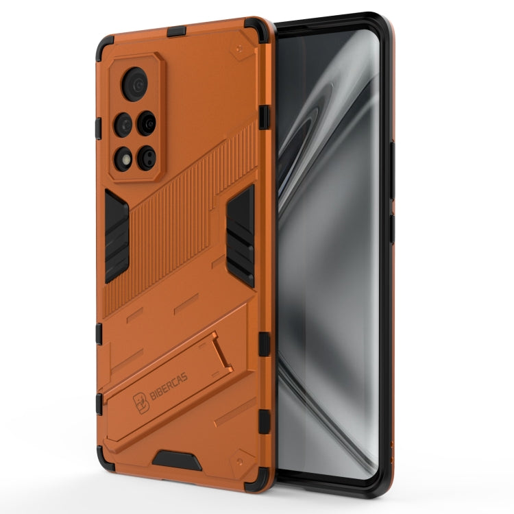 For Honor V40 Punk Armor 2 in 1 PC + TPU Shockproof Case with Invisible Holder