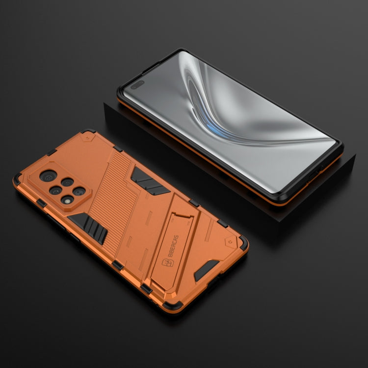 For Honor V40 Punk Armor 2 in 1 PC + TPU Shockproof Case with Invisible Holder