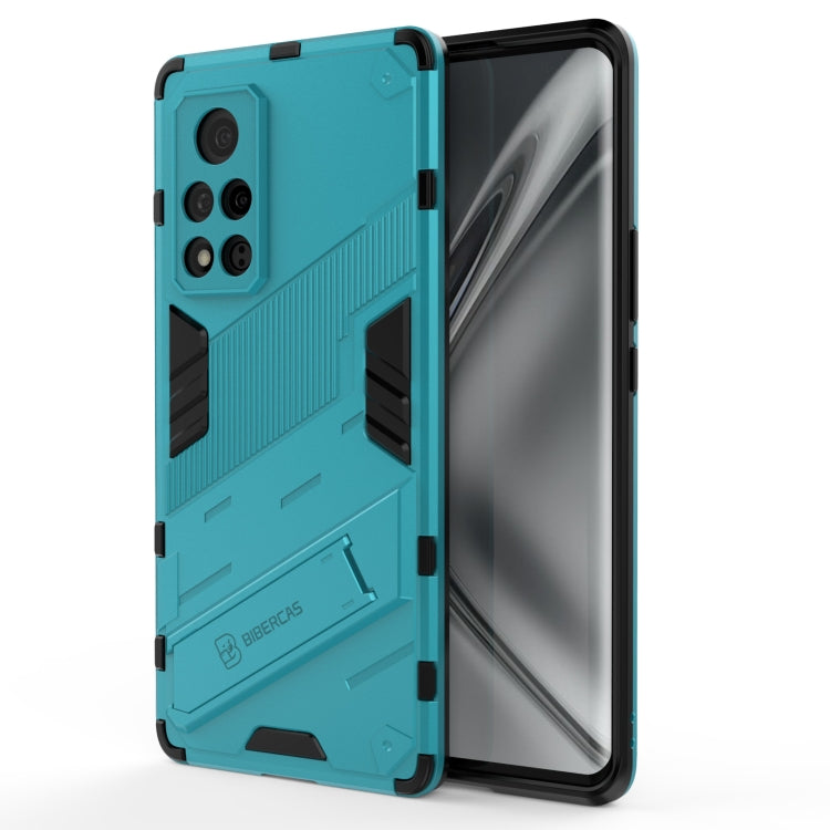 For Honor V40 Punk Armor 2 in 1 PC + TPU Shockproof Case with Invisible Holder