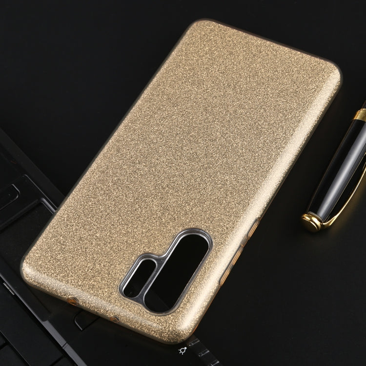 For Huawei P30 Pro Full Coverage TPU + PC Glittery Powder Protective Back Case