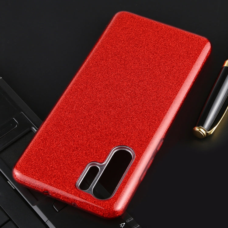 For Huawei P30 Pro Full Coverage TPU + PC Glittery Powder Protective Back Case