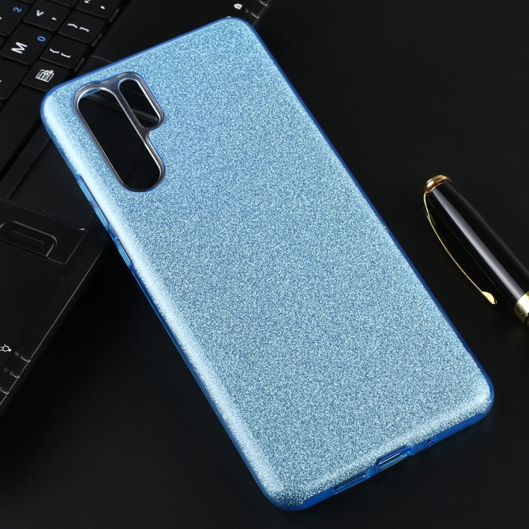 For Huawei P30 Pro Full Coverage TPU + PC Glittery Powder Protective Back Case