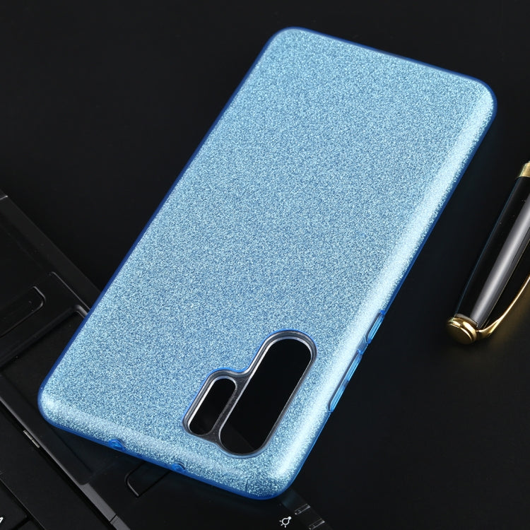 For Huawei P30 Pro Full Coverage TPU + PC Glittery Powder Protective Back Case