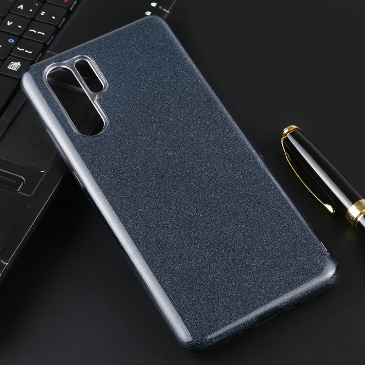 For Huawei P30 Pro Full Coverage TPU + PC Glittery Powder Protective Back Case