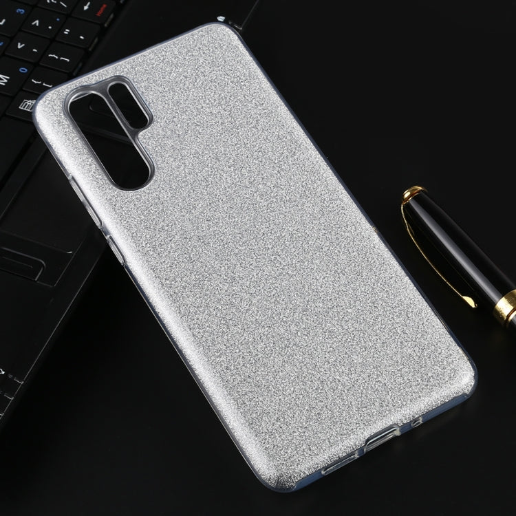 For Huawei P30 Pro Full Coverage TPU + PC Glittery Powder Protective Back Case