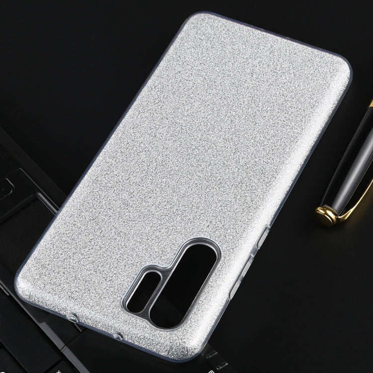 For Huawei P30 Pro Full Coverage TPU + PC Glittery Powder Protective Back Case
