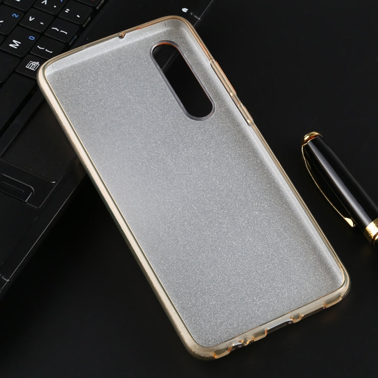 For Huawei P30 Full Coverage TPU + PC Glittery Powder Protective Back Case