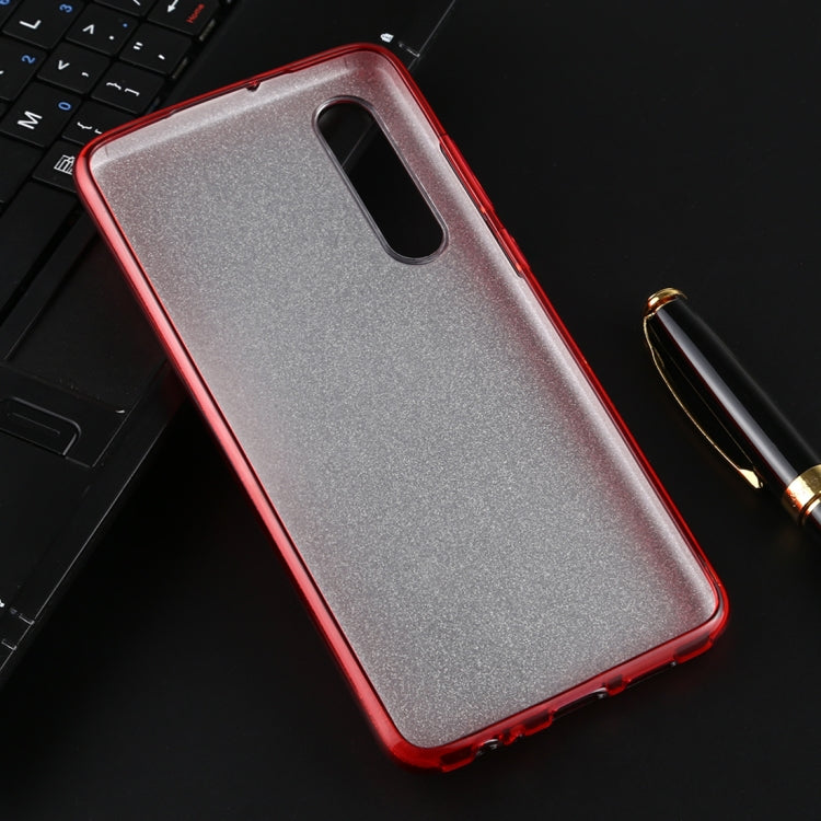 For Huawei P30 Full Coverage TPU + PC Glittery Powder Protective Back Case