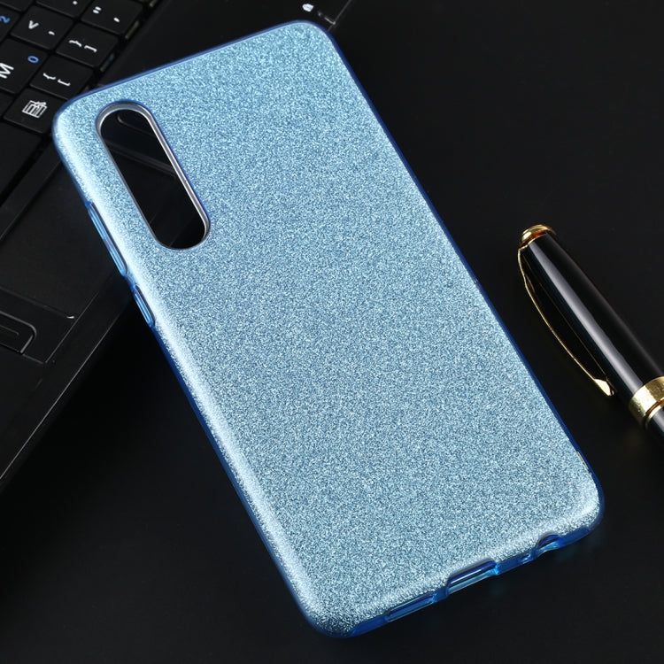 For Huawei P30 Full Coverage TPU + PC Glittery Powder Protective Back Case