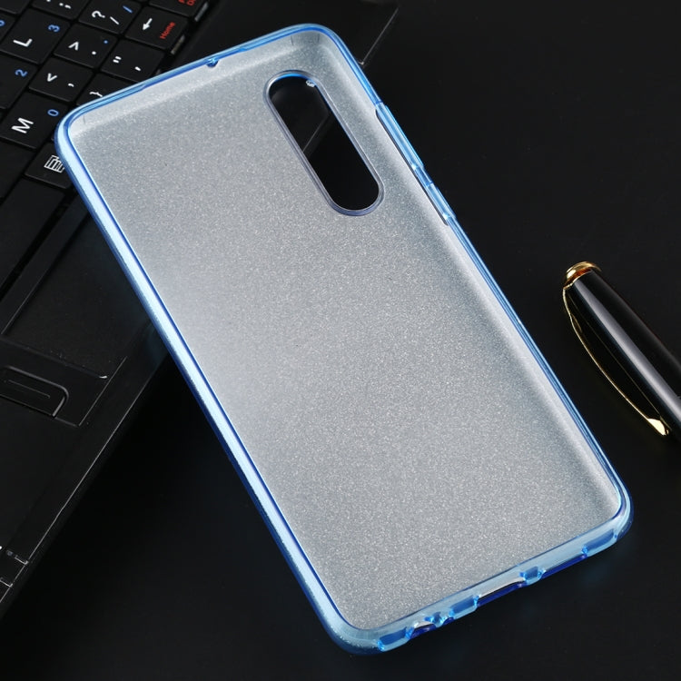 For Huawei P30 Full Coverage TPU + PC Glittery Powder Protective Back Case