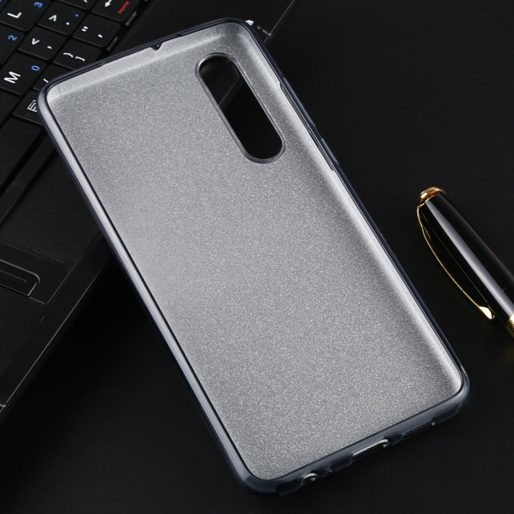 For Huawei P30 Full Coverage TPU + PC Glittery Powder Protective Back Case