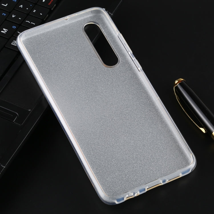 For Huawei P30 Full Coverage TPU + PC Glittery Powder Protective Back Case