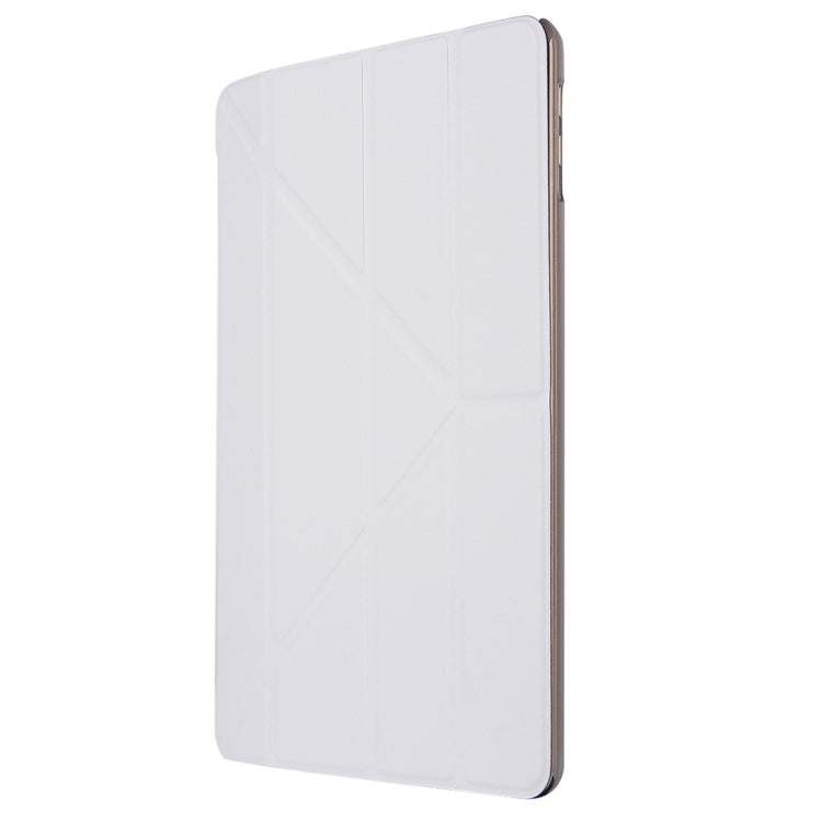 For iPad 10.2 2021 / 2020 / 2019 Silk Texture Horizontal Deformation Flip Leather Case with Holder