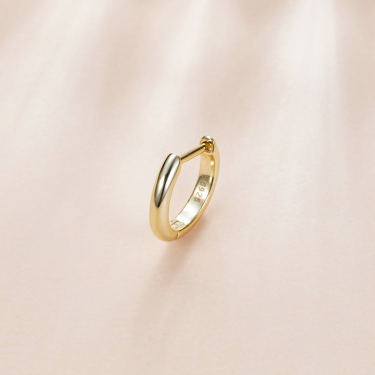 S925 Sterling Silver Ring Ear Studs Women Earrings