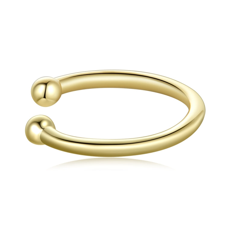 S925 Sterling Silver Ring Ear Clip Women Earrings