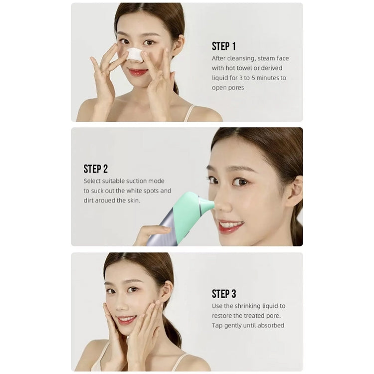 V100 AI Intelligent Visible Electric Blackhead Suction Instrument Pore Cleaner