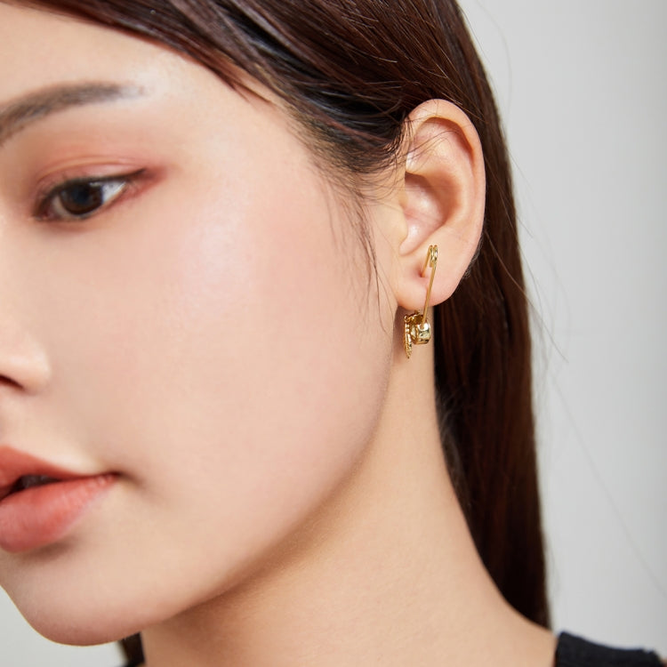 S925 Sterling Silver Silver Leaf Women Earrings