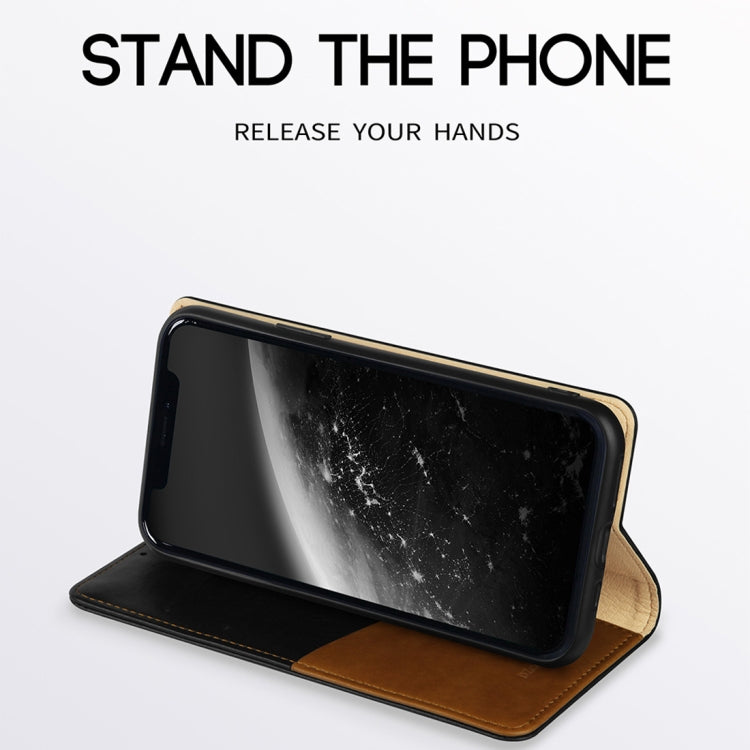 For iPhone 11 Pro DZGOGO ZEN Series Shockproof PU+ TPU Protective Case with Holder & Card Slots & Wallet