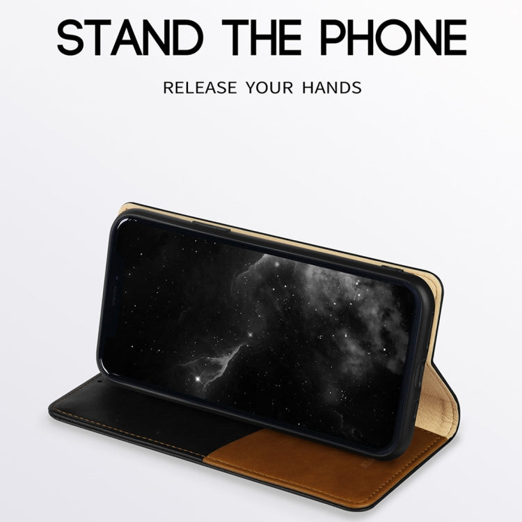 For iPhone XR DZGOGO ZEN Series Shockproof PU+ TPU Protective Case with Holder & Card Slots & Wallet
