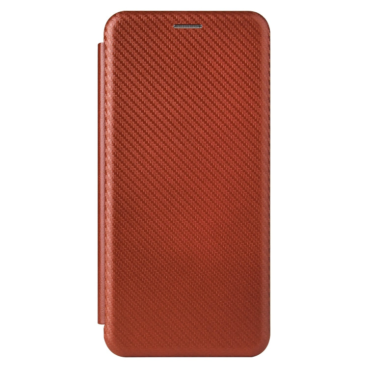 For LG K53 Carbon Fiber Texture Horizontal Flip TPU + PC + PU Leather Case with Card Slot