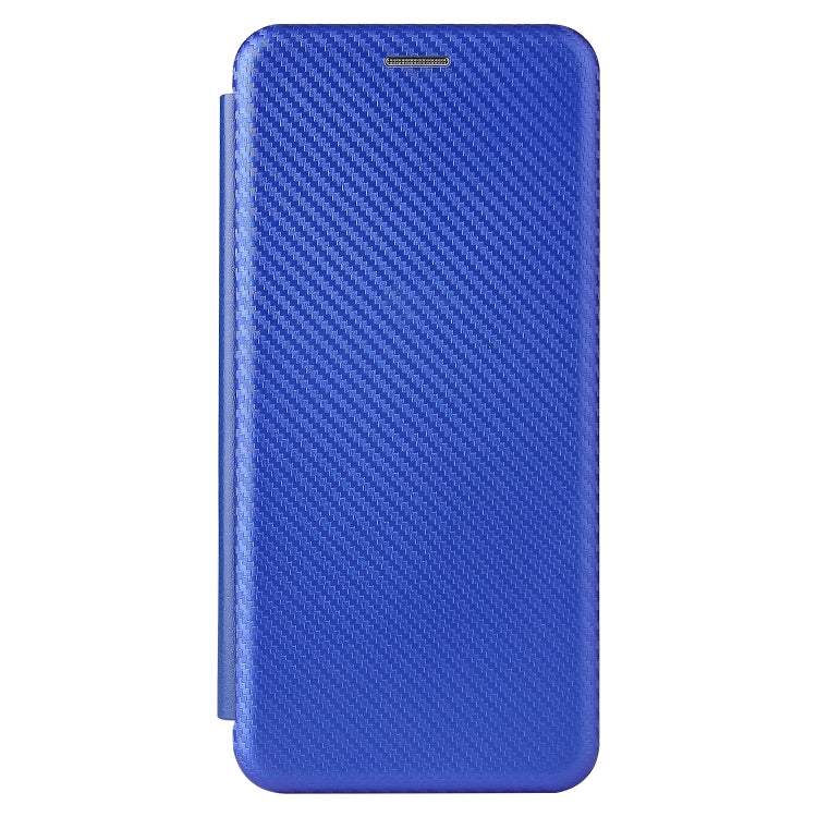 For LG K53 Carbon Fiber Texture Horizontal Flip TPU + PC + PU Leather Case with Card Slot