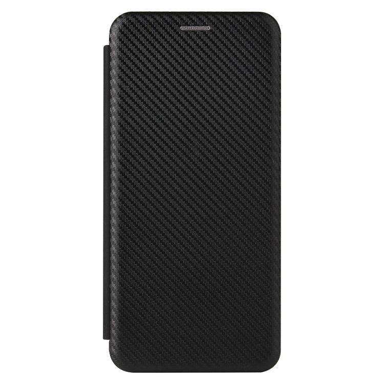 For LG K53 Carbon Fiber Texture Horizontal Flip TPU + PC + PU Leather Case with Card Slot