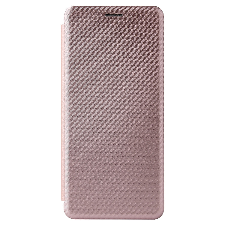 For LG Stylo 7 5G Carbon Fiber Texture Horizontal Flip TPU + PC + PU Leather Case with Card Slot