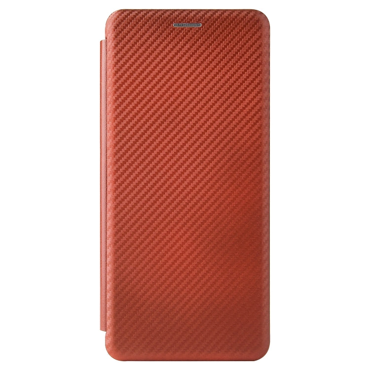 For LG Stylo 7 5G Carbon Fiber Texture Horizontal Flip TPU + PC + PU Leather Case with Card Slot