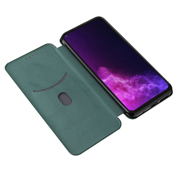 For Motorola Moto G Play (2021) Carbon Fiber Texture Horizontal Flip TPU + PC + PU Leather Case with Card Slot